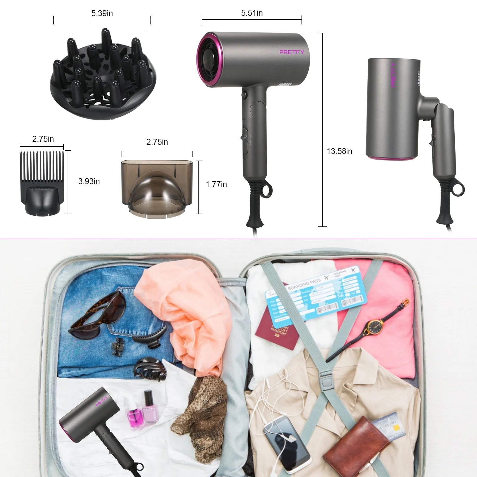 2000W Hair Dryer U817