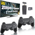Wireless Retro Game Console with 20,000+ Games, 4K HDMI Output, Dual 2.4G Wireless Controllers, 64GB Memory Card J5894