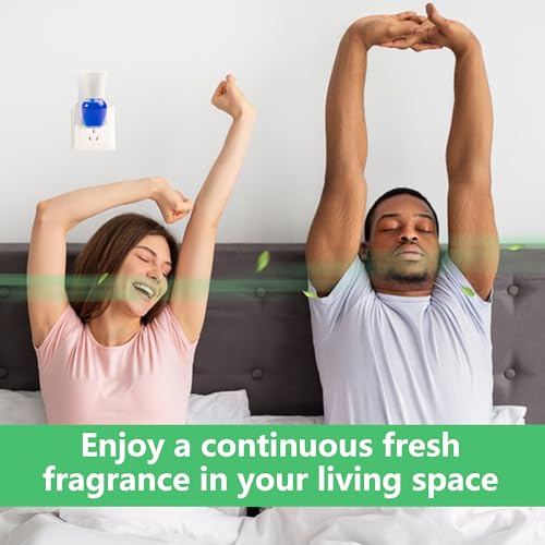 2 Pack Wall Fragrance Oil Plug in Diffuser with 2 Empty Bottles D88347
