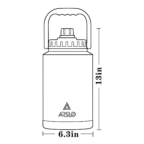 One Gallon Stainless Steel Water Bottle, 128 oz I528
