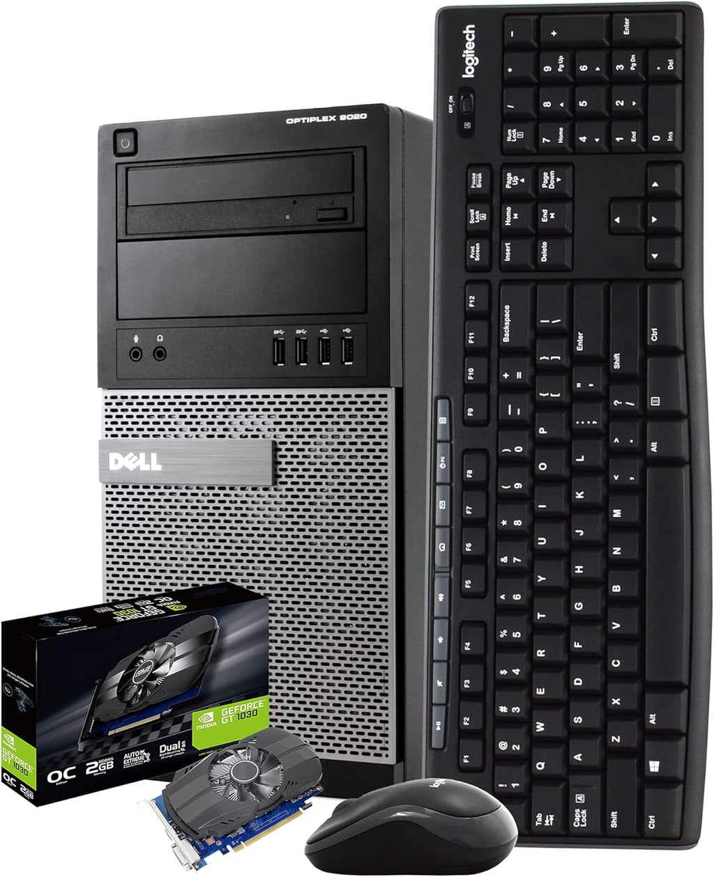 16GB 500GB SSD Nvidia GT1030 WiFi Windows 10 HDMI Gaming PC J481