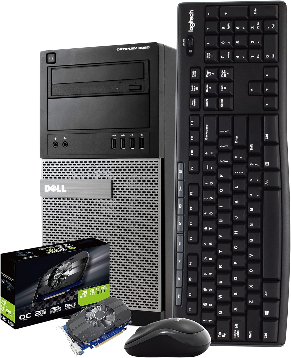 16GB 500GB SSD Nvidia GT1030 WiFi Windows 10 HDMI Gaming PC J481