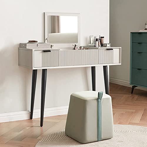 Vanity Desk with Drawers & Flip Top Mirror S824012