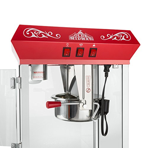 Black 8-Ounce Kettle Popcorn Machine H2533
