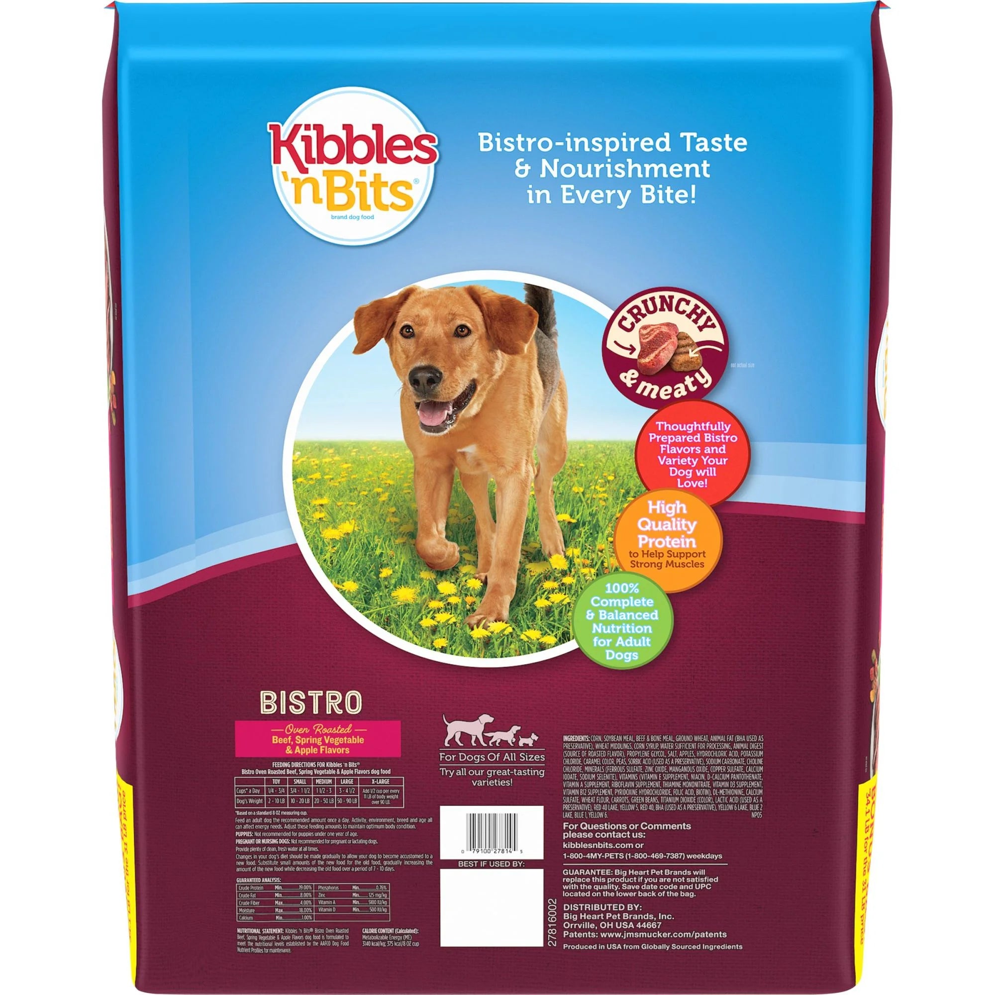 34.1-Pound Beef, Spring Vegetable & Apple Flavor Dog Food S294