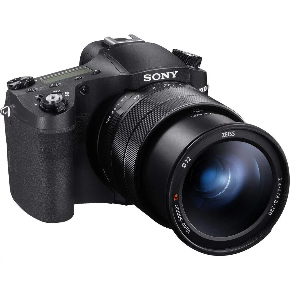 Sony Cyber-shot DSC-RX10 IV Camera With Soft Bag, Tripod, 2x Extra Batteries, LED Light, 2x 64GB Memory Card, Card Reader R84119