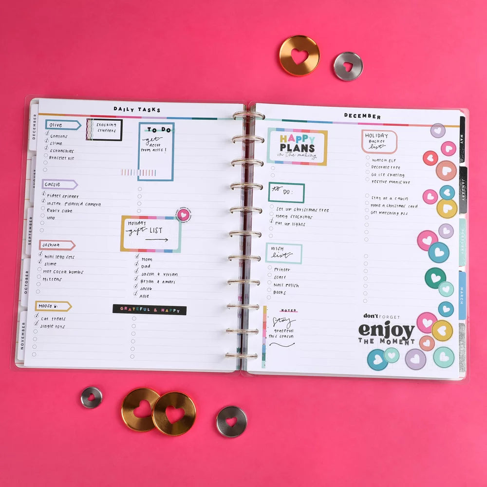 18 Month Planner, July 2023 – Dec 2024, Monthly Layout, Big Sized 8.5” x 11” A21297