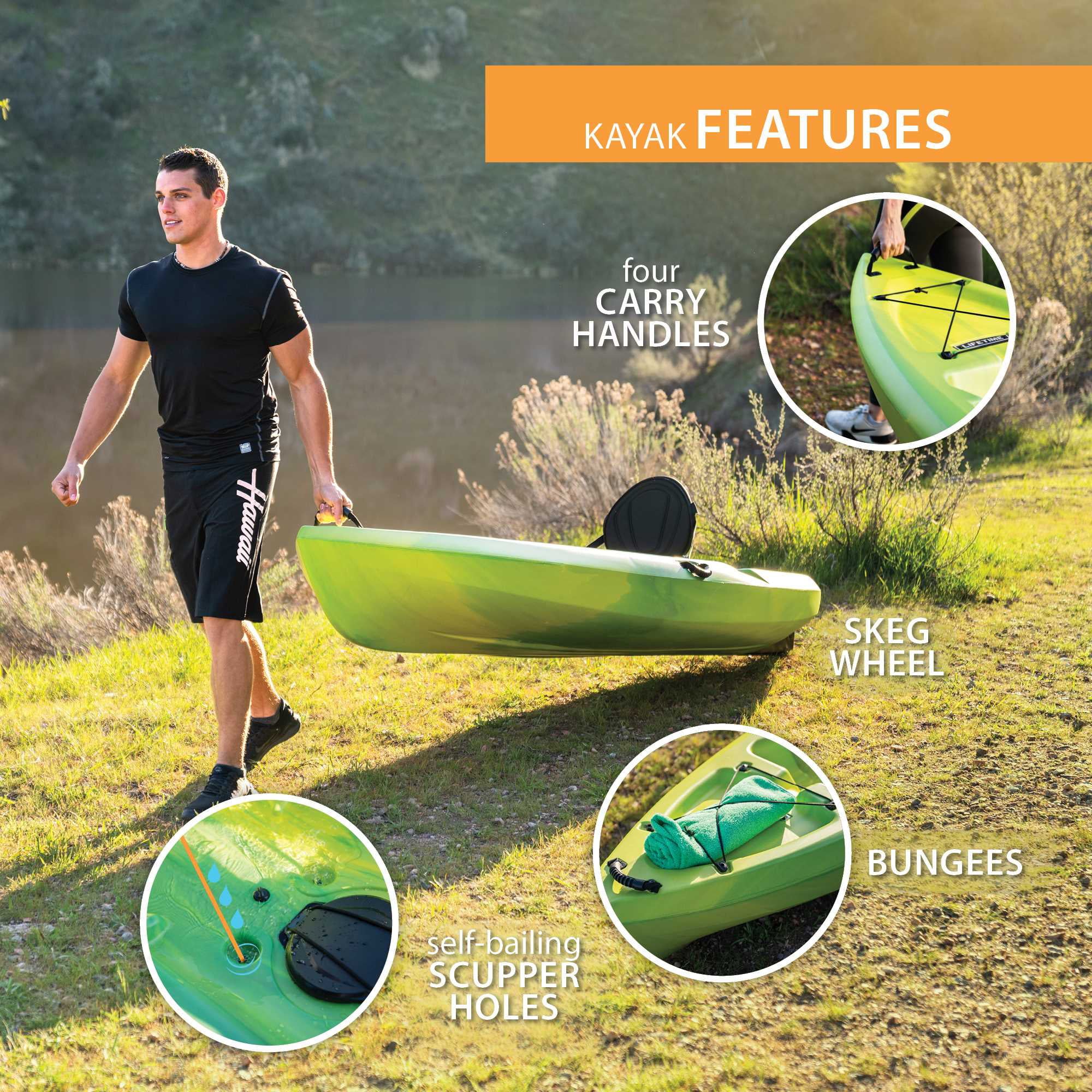11 ft Sit-on-Top Kayak M8952