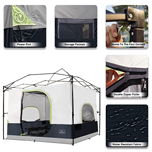 Khaki Camping Inner Tent for 10'x10' Straight Leg Canopy G7501