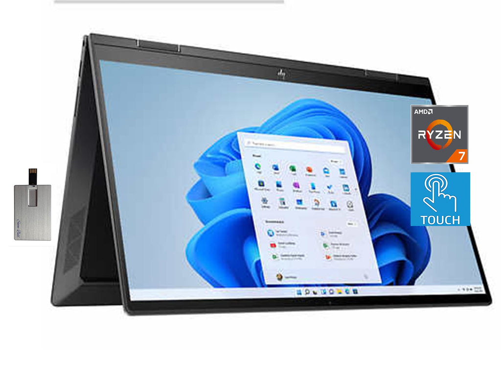 15.6" FHD Touchscreen 2-in-1 Laptop, AMD Ryzen 7, 32GB RAM, 1TB PCIe SSD, Black F943
