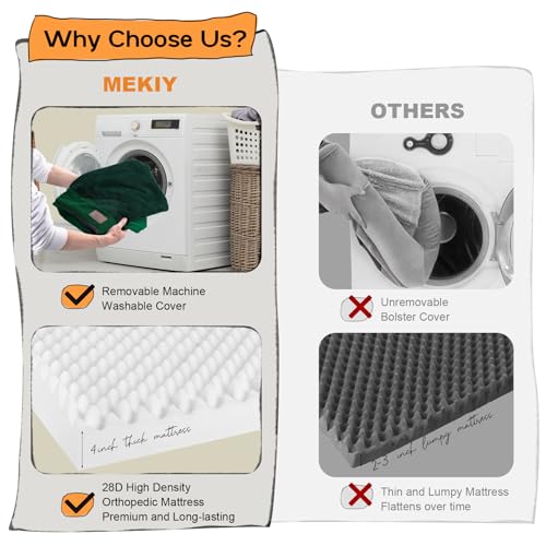 Large Dark Grey Orthopedic Dog Bed with Removable Cover G9834