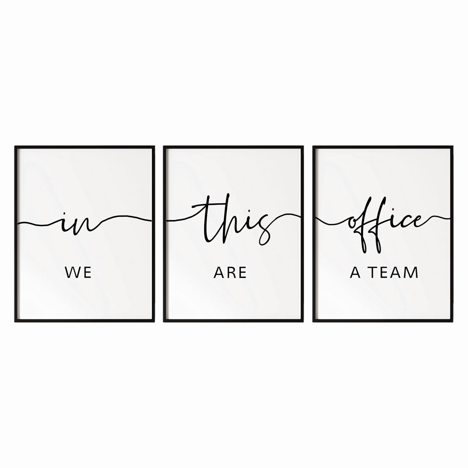 Set of 3 Prints, Typography Art, Unframed D722