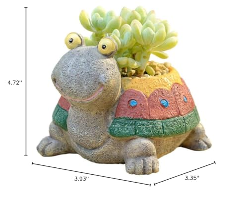 Turtle Resin Succulent Planter D645766