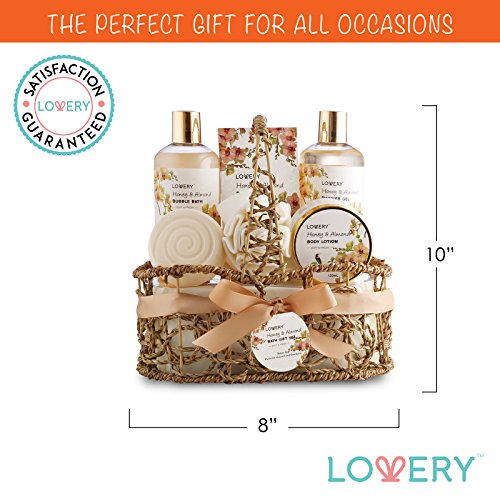 Spa Honey Almond Scent Bath & Body Set I922770