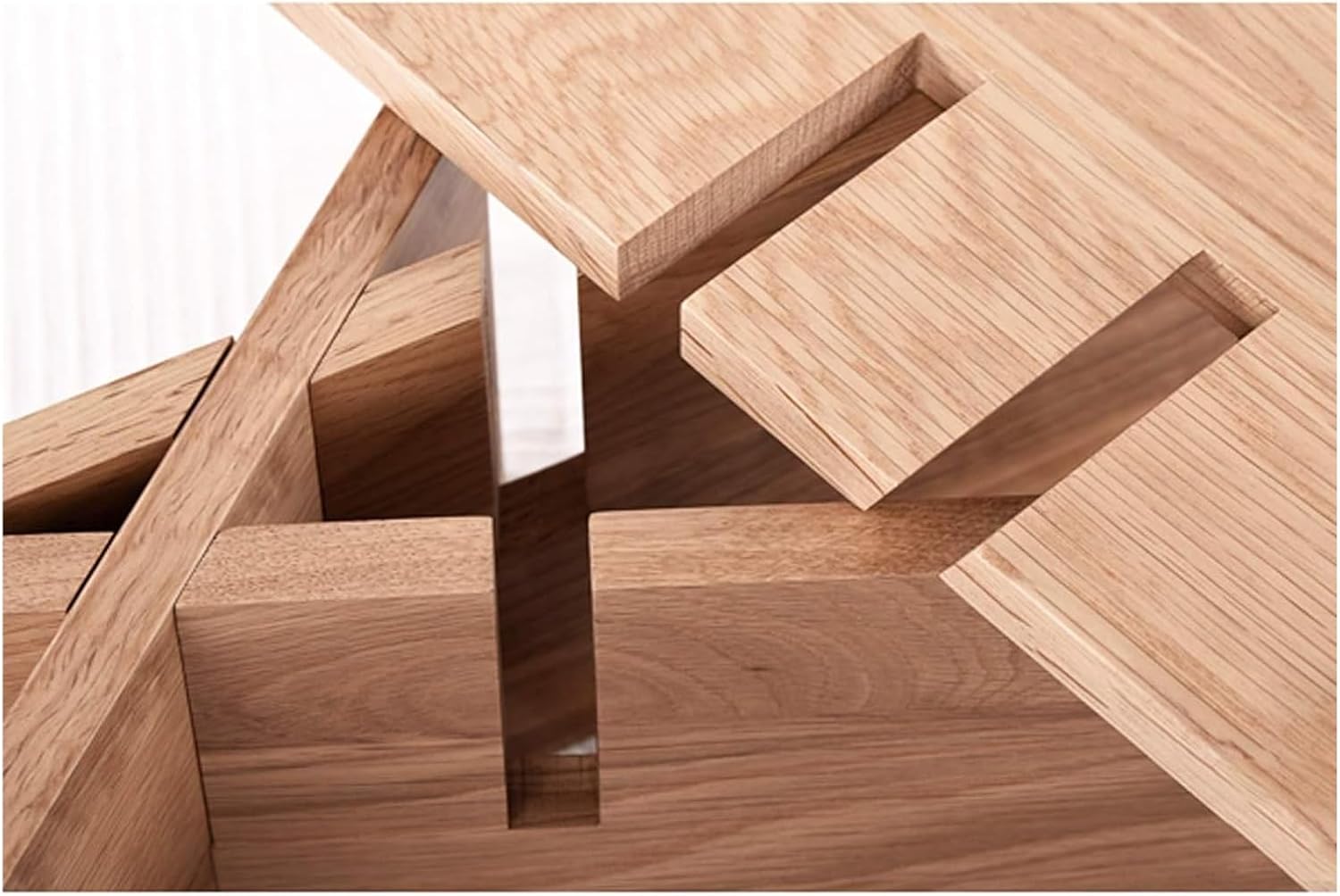 Oak Desk Bookshelf Y65448