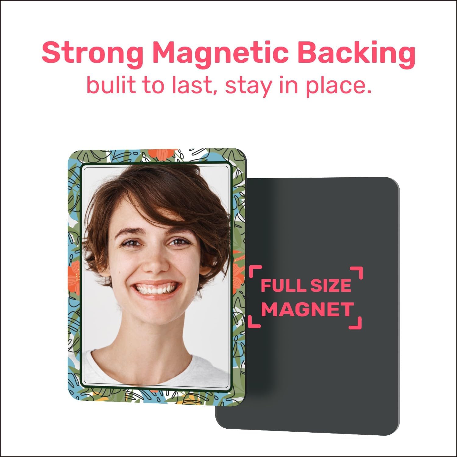 Magnetic Mirrors for Locker, 5 inch x 7 inch, 2 Pack J227915