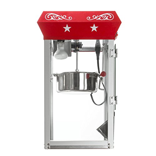 Black 8-Ounce Kettle Popcorn Machine H2533