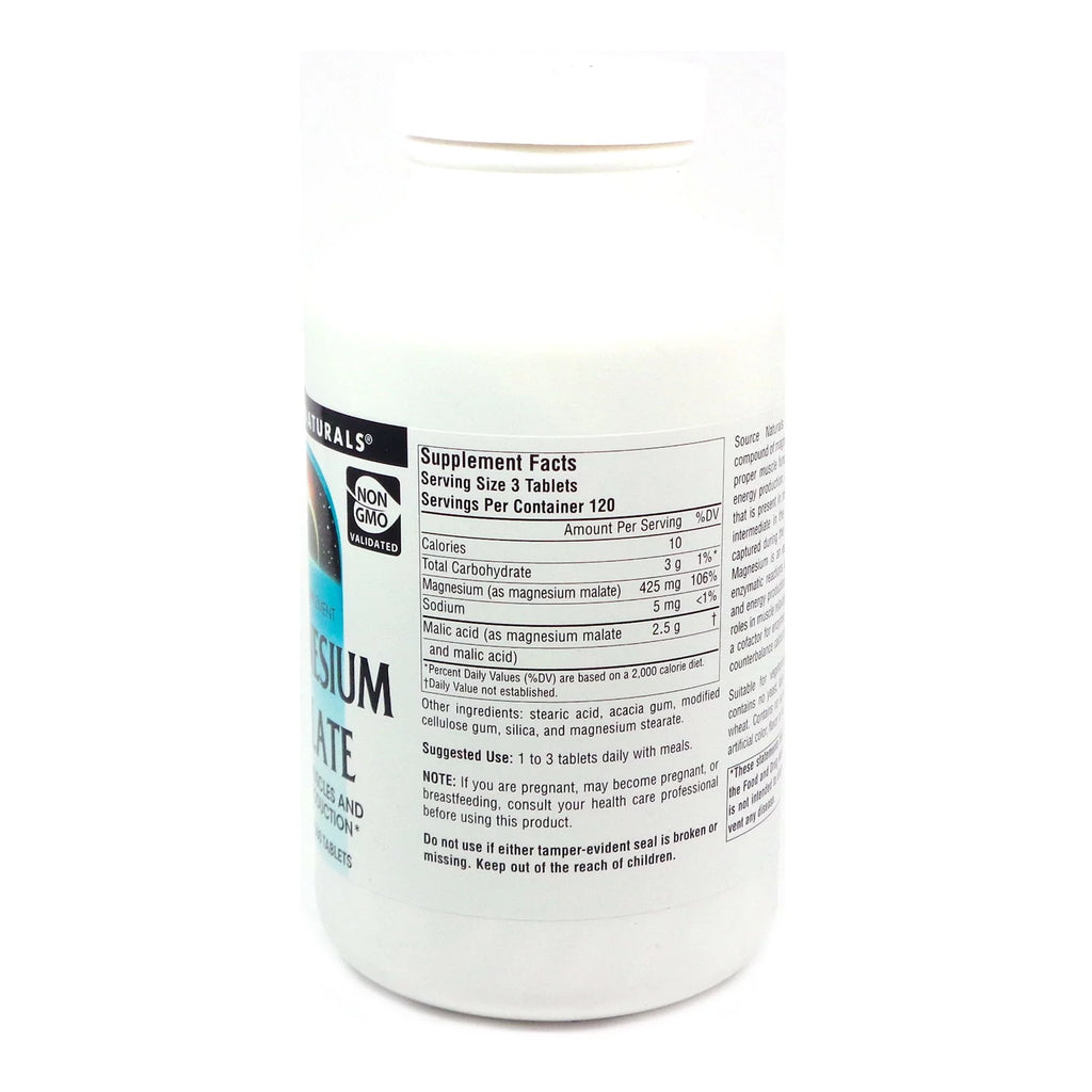 Magnesium Malate 1250 mg 360 Tablets K812867