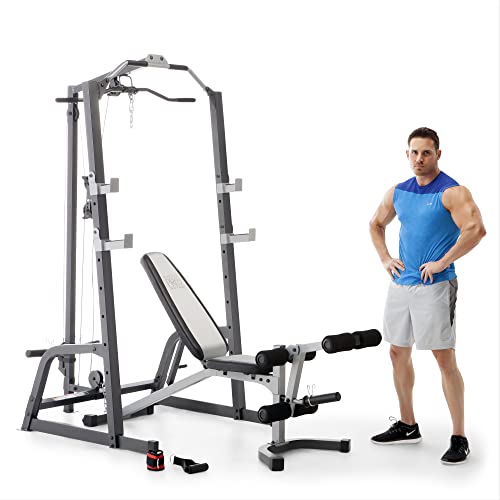 All-in-One Home Gym Equipment with Weightlifting Bench Q8349