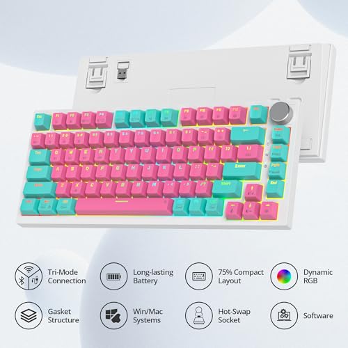 Wireless Creamy Mechanical Keyboard V517851