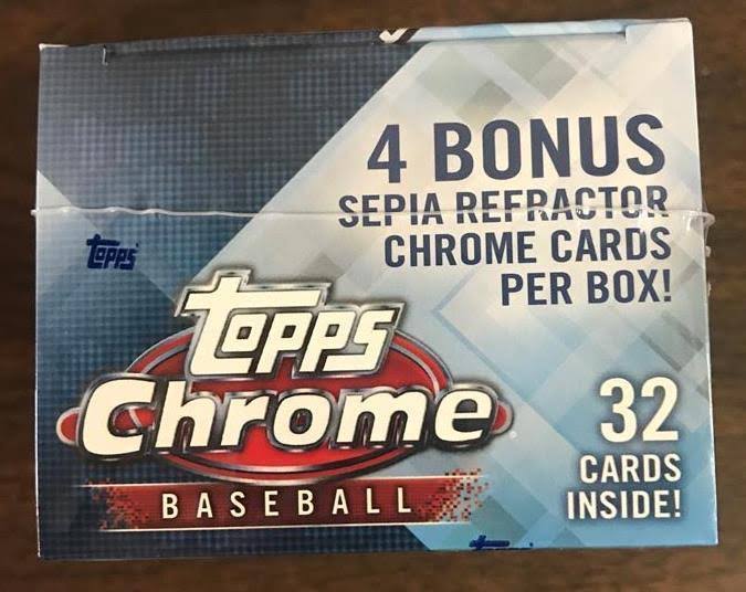 2018 Topps Chrome Baseball Blaster Box T5169