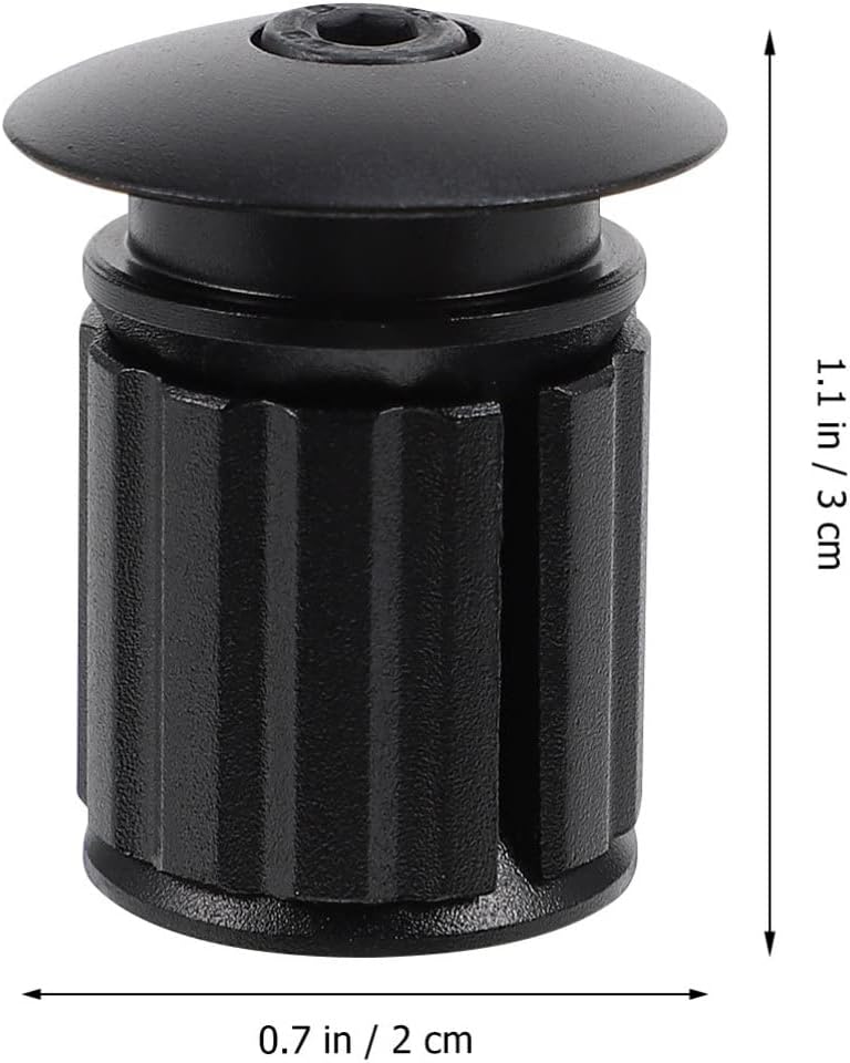 2pcs Bicycle Handlebar Locking Bar End Caps Alloy N3588