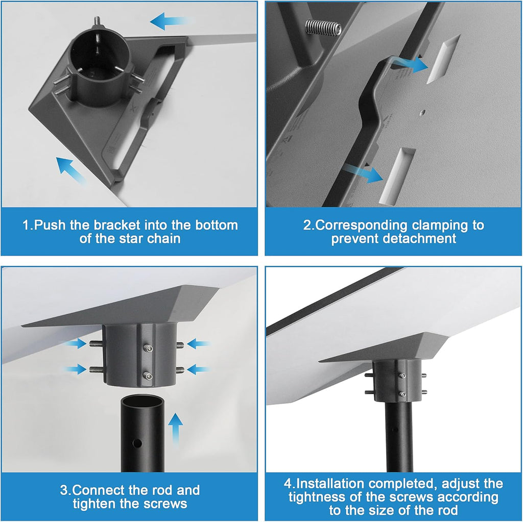 Gen 3 Pipe Adapter Mount Kit for Starlink Standard Dish Q878