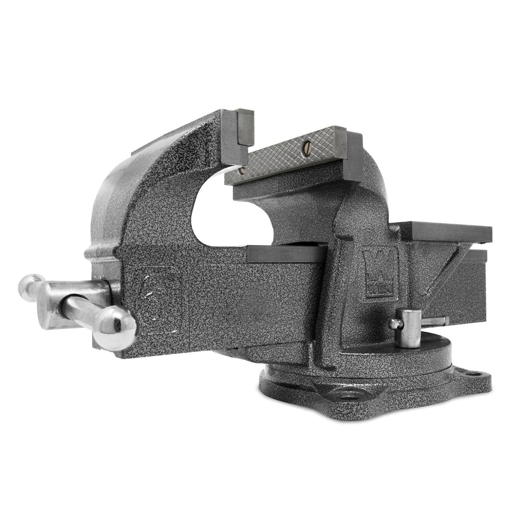 6-Inch Heavy Duty Cast Iron Bench Vise with Swivel Base L215