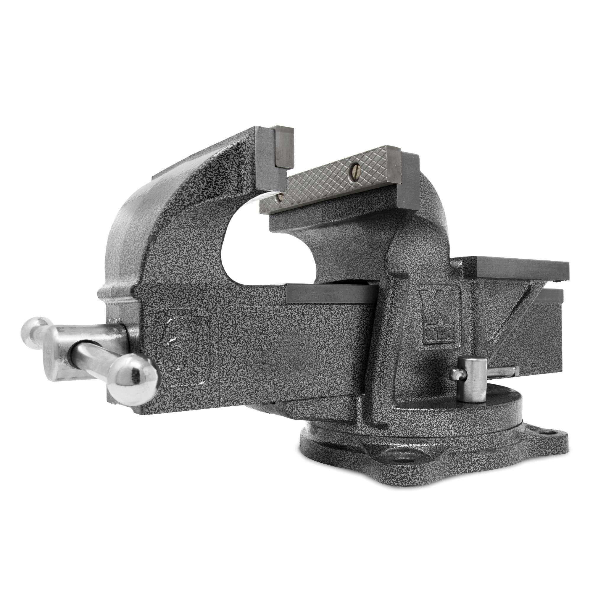 6-Inch Heavy Duty Cast Iron Bench Vise with Swivel Base L215