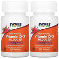 High Potency Vitamin D-3, 10,000 IU, 120 Softgels, 2 Pack V7432