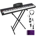 88 Key Weighted Electric Piano Keyboard with Sustain Pedal Y7127