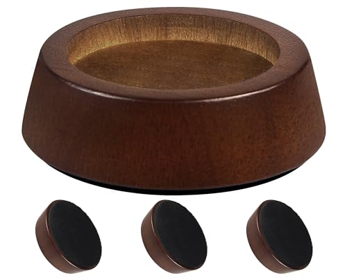 Set of 4 Solid Wood Furniture Risers Y218871