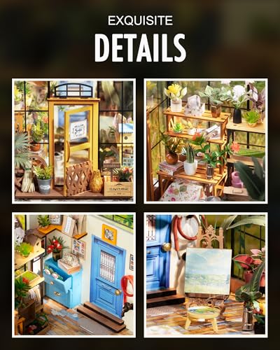 DIY Miniature Greenhouse Kit with Furniture N842482