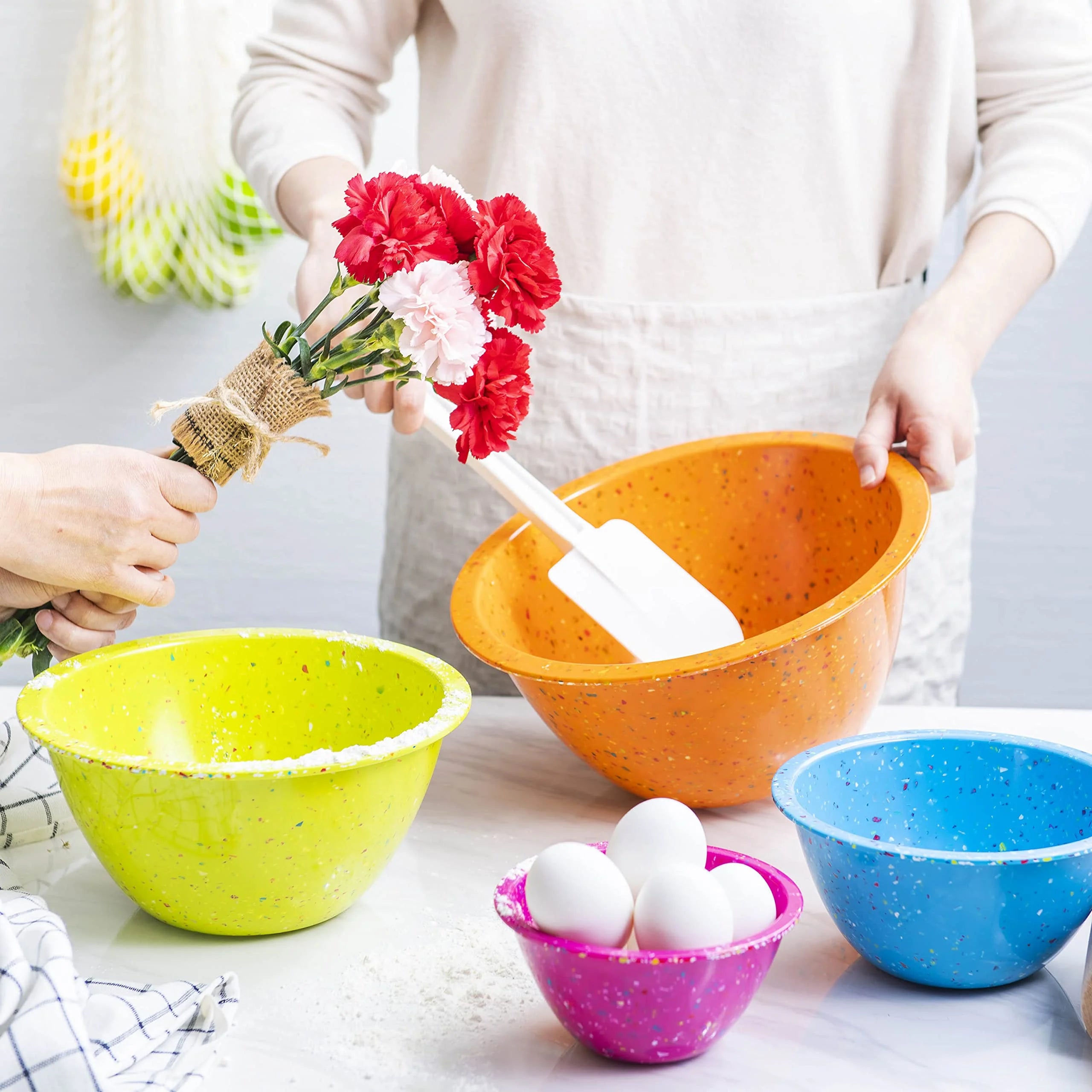 4 Piece Melamine Mixing Bowls F94990