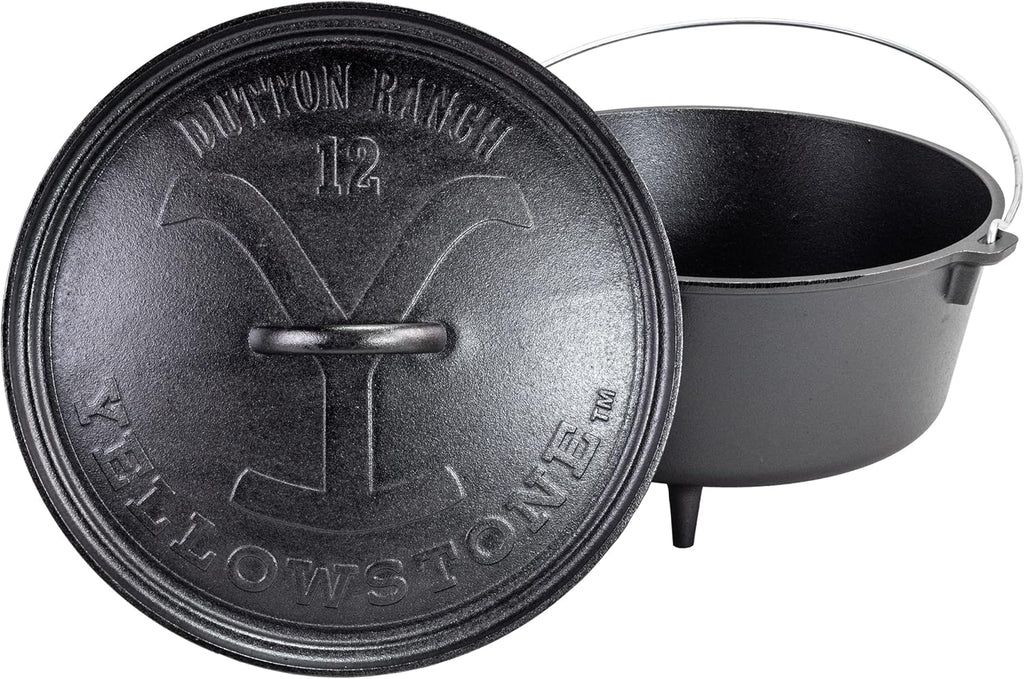 12" Deep Camp Dutch Oven, Black I797918