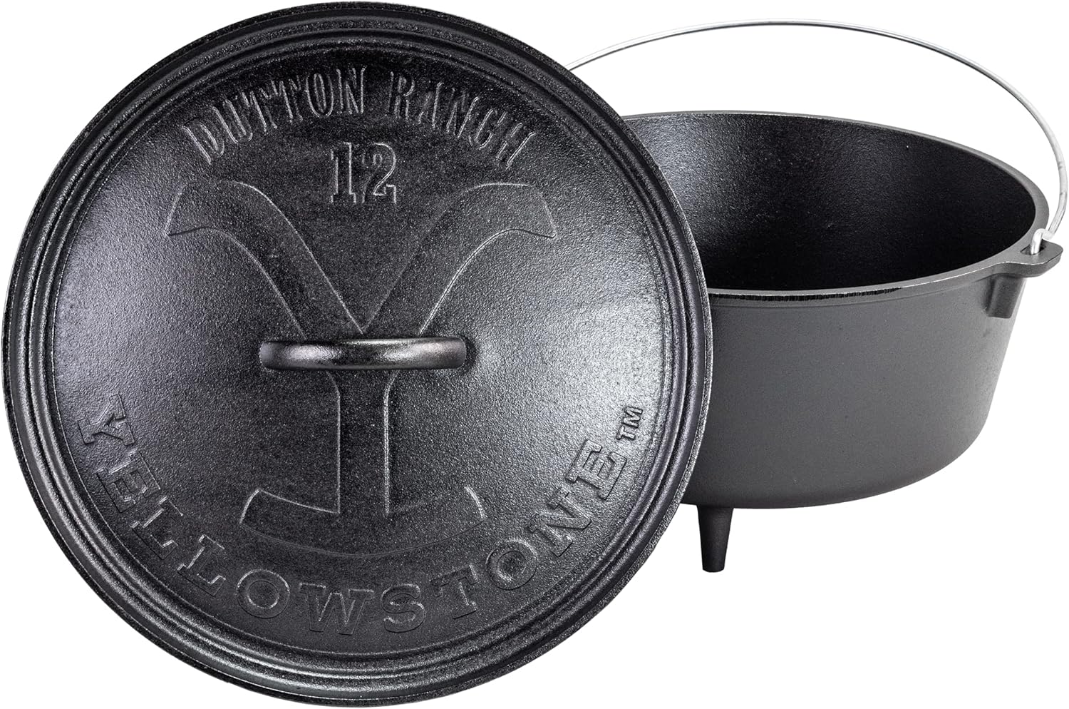 12" Deep Camp Dutch Oven, Black I797918