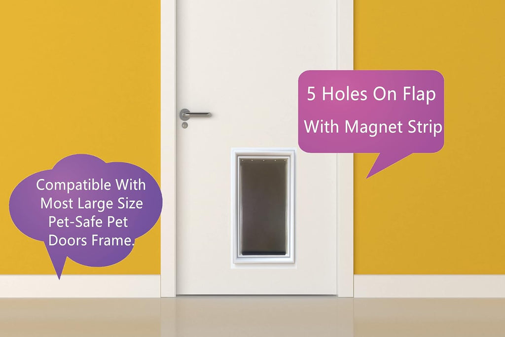 Large Dog Door Replacement Flap, Weather Resistant, 10 1/8" x 16 7/8" V35202