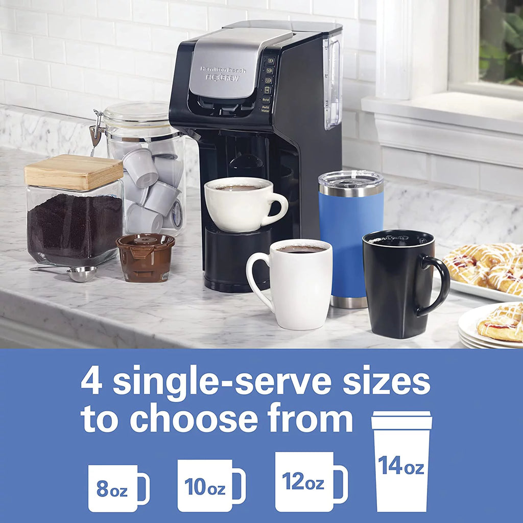 Removable 50 oz. Water Reservoir Single-Serve Coffee Maker B4378