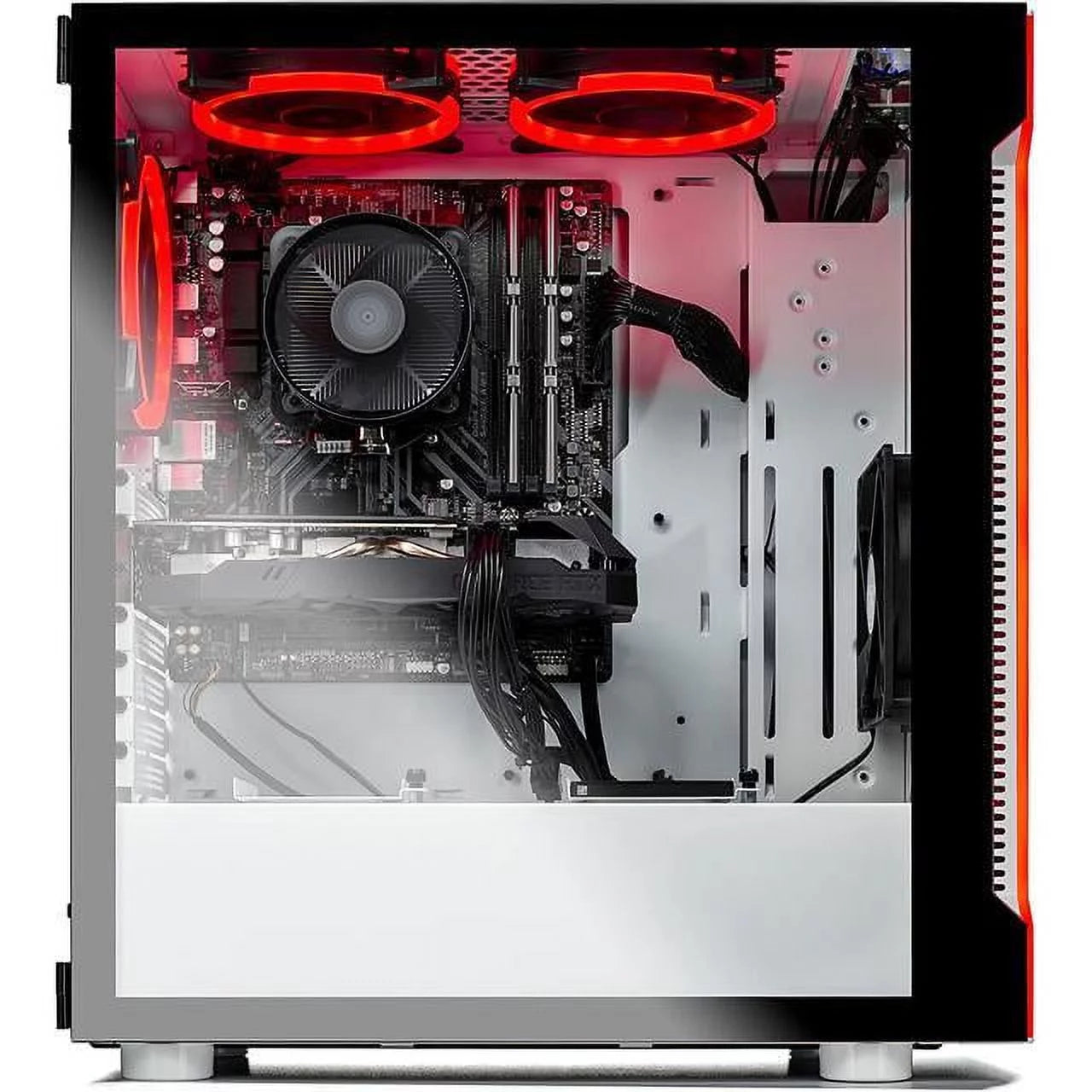 White Gaming Desktop PC - Ryzen 5 3600, RTX 3060 12GB, 1TB SSD, 16GB DDR4 3000, Windows 10 Home 64-bit R42872