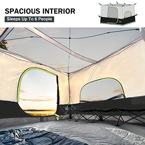 Khaki Camping Inner Tent for 10'x10' Straight Leg Canopy G7501