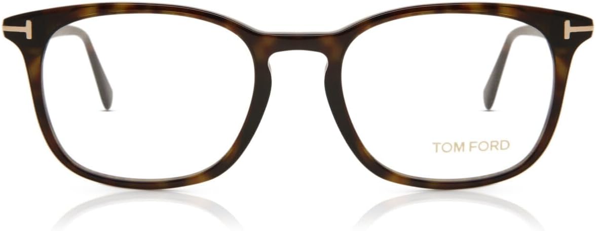 Dark Havana Plastic Square Eyeglasses 52mm G913