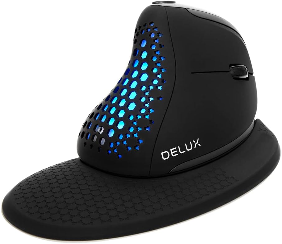 Wireless Ergonomic Vertical Mouse with OLED Screen, 7200DPI, Rechargeable L3958