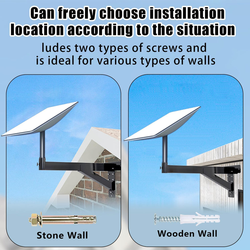 Heavy Duty Starlink Gen 3 Wall Mount with Pipe Adapter I270