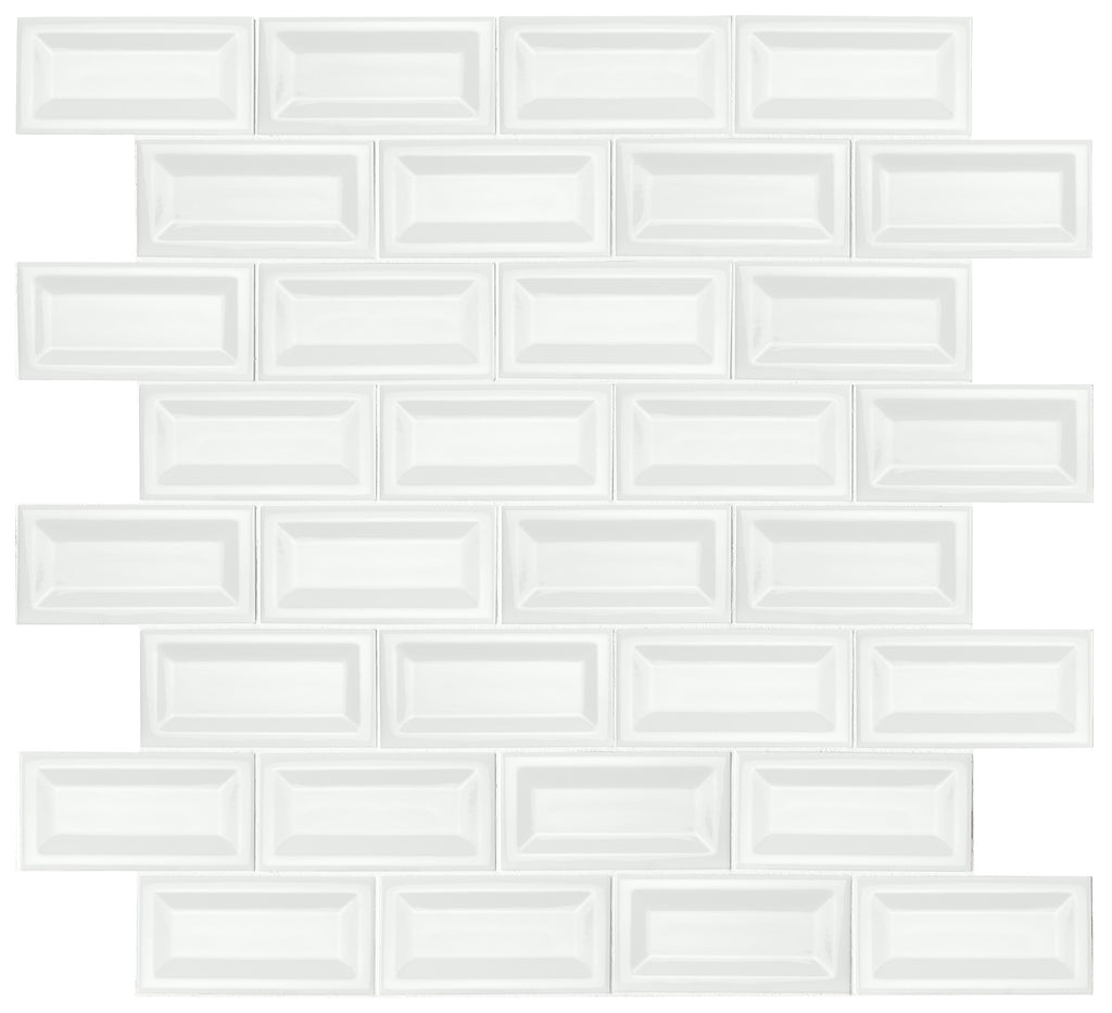 White Glossy 3 in. x 6 in. Glossy Ceramic Wall Tile (10.66 sq. ft. / case) Z467875