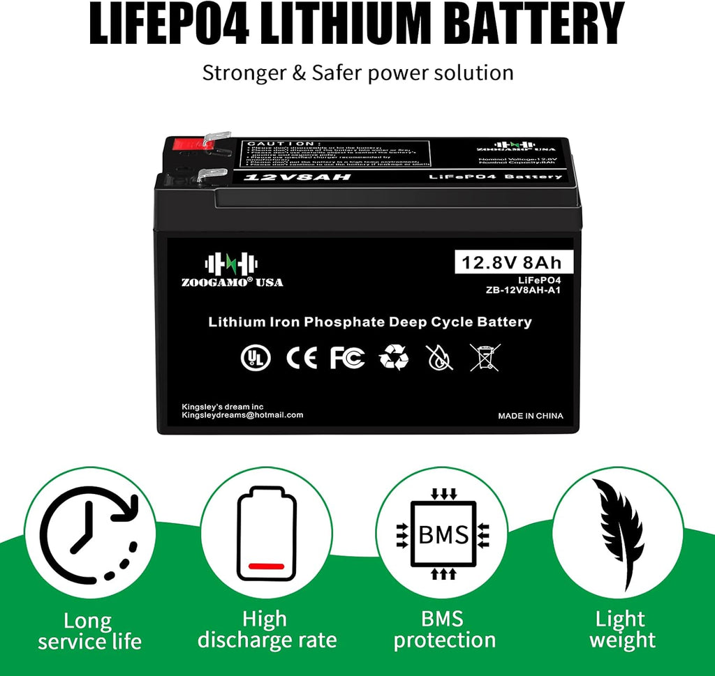 12V 300Ah Lithium LiFePO4 Deep Cycle Rechargeable Battery with Built-in BMS K456511