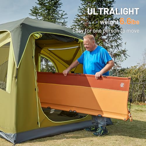 Lightweight Aluminum Camping Cot with Carry Bag W188