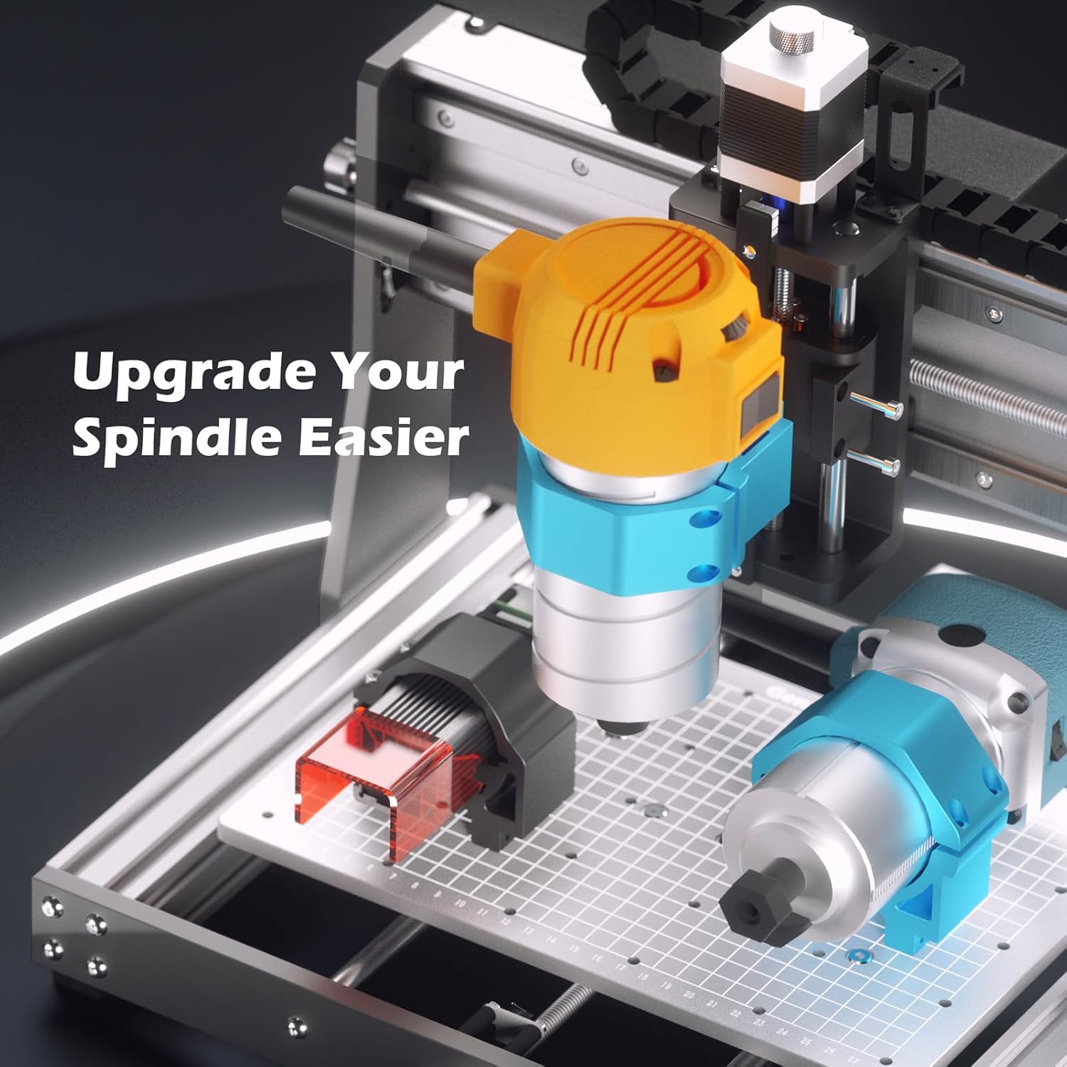CNC Router Machine 3 Axis Engraver with Enclosure 520 x 475 x 405mm Z42276