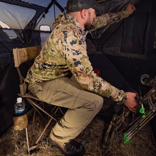Black Tripod Hunting Stool with Steel Frame G44642