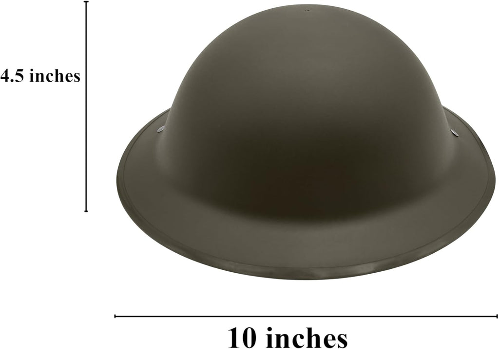 Olive Drab Green Lightweight Plastic British Army Helmet H926096