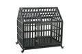 Heavy Duty Dog Cage Crate with Roof Q925971